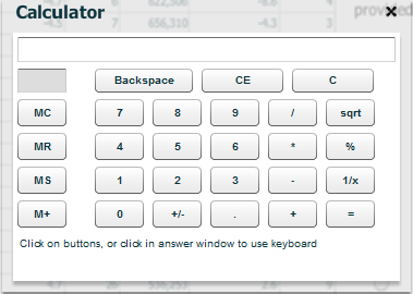 Calculator for Next Gen GMAT exam.